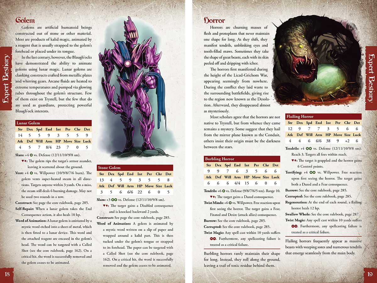Expert Bestiary Preview