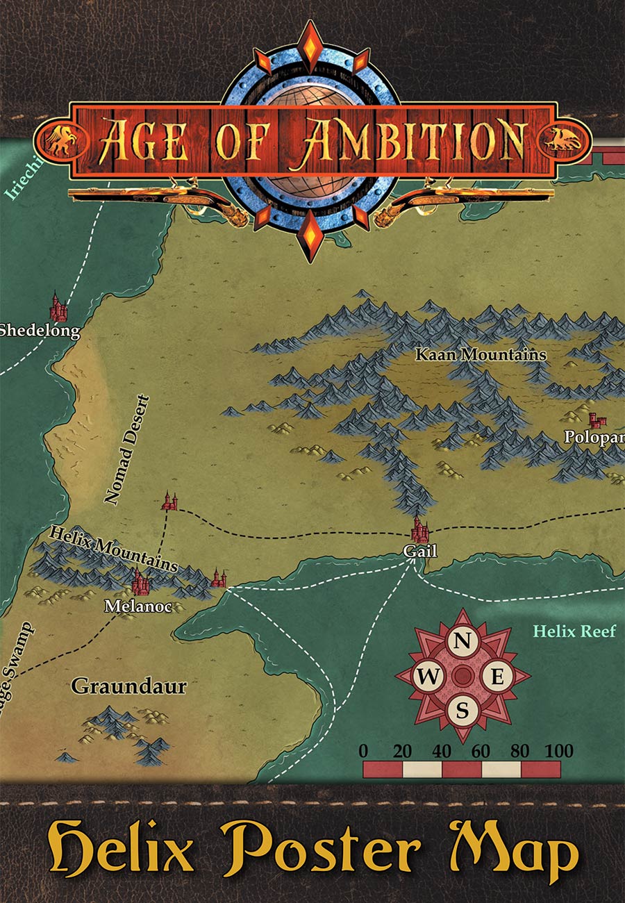 Age of Ambition: Helix Poster Maps